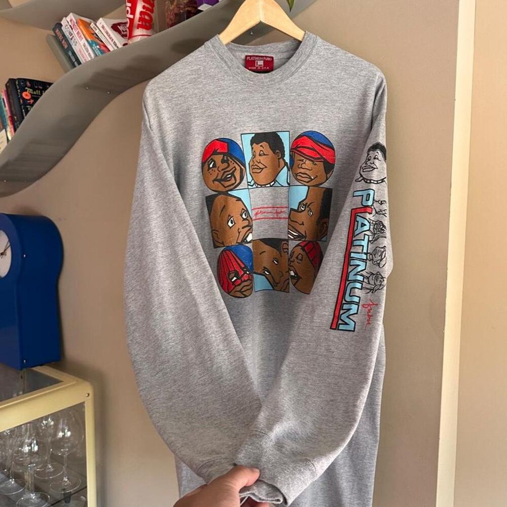 Vintage Fat Albert FUBU Platinum Long Sleeve Shirt Size 5XL